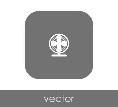 fan simge, sembol, vektör çizim 