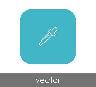 Bırakıcı simgesi vektör illüstrasyonu