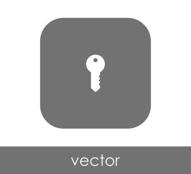 ev anahtar simgesi, vektör çizim