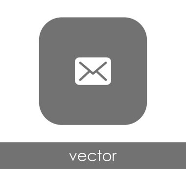 web tasarım ve uygulamalar için zarf simgesi