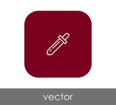 Bırakıcı simgesi vektör illüstrasyonu