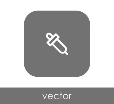 Bırakıcı simgesi vektör illüstrasyonu