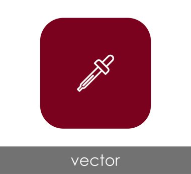 Bırakıcı simgesi vektör illüstrasyonu