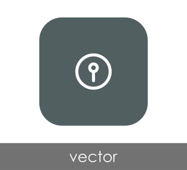 anahtar deliği simge tasarım