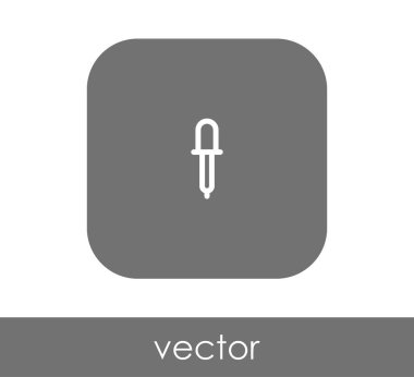 Bırakıcı simgesi vektör illüstrasyonu