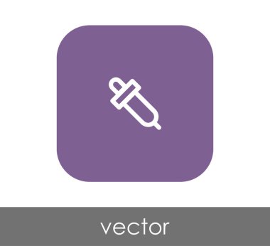 Bırakıcı simgesi vektör illüstrasyonu