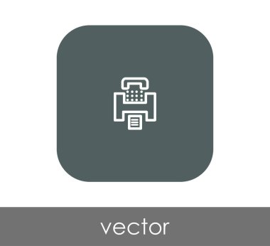 Faks makinesi simgesi