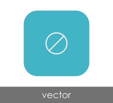 Yasak işareti simgesi