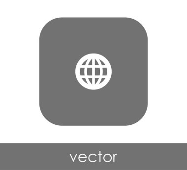 kare simge, vektör çizim