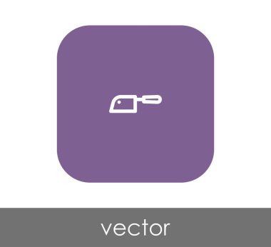 Bıçak düz simgesi