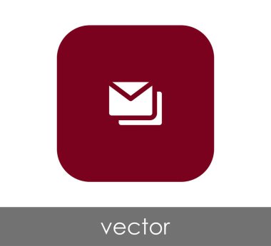 web tasarım ve uygulamalar için zarf simgesi