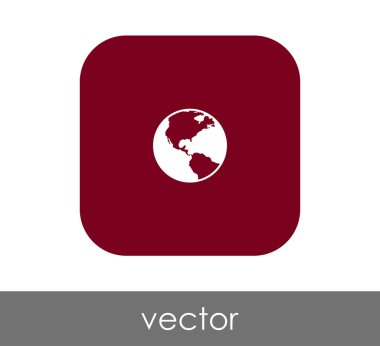 kare simge, vektör çizim