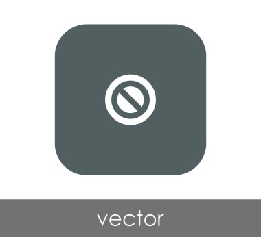 Yasak işareti simgesi