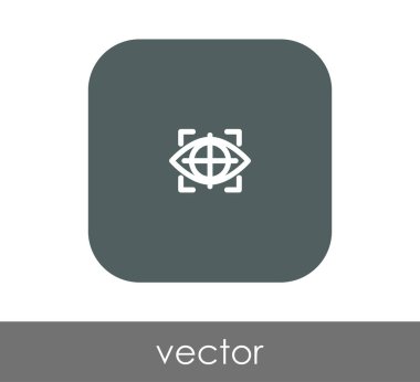 göz simgesini, sembol, vektör çizim