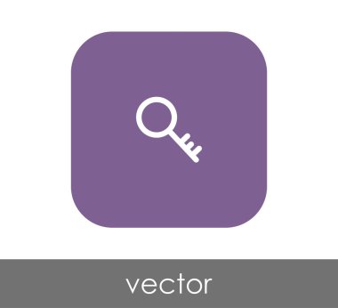 ev anahtar simgesi, vektör çizim