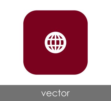 kare simge, vektör çizim