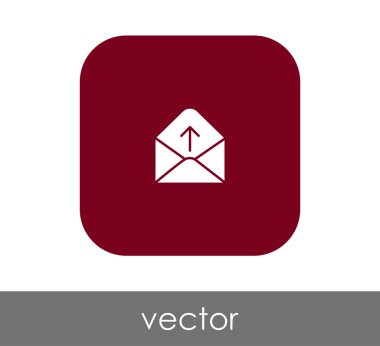 zarf simgesi, işaret, vektör çizim 