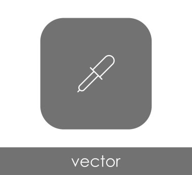 Bırakıcı simgesi vektör illüstrasyonu