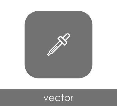 Bırakıcı simgesi vektör illüstrasyonu