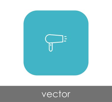 saç kurutma makinesi düz kutsal kişilerin resmi içinde yuvarlatılmış kare