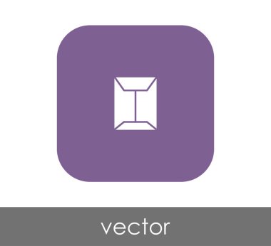 web tasarım ve uygulamalar için zarf simgesi