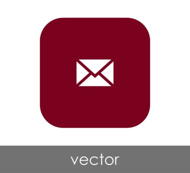 web tasarım ve uygulamalar için zarf simgesi