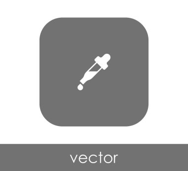 Bırakıcı simgesi vektör illüstrasyonu