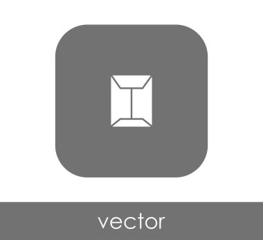 web tasarım ve uygulamalar için zarf simgesi