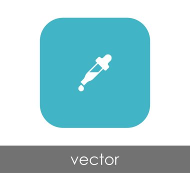 Bırakıcı simgesi vektör illüstrasyonu