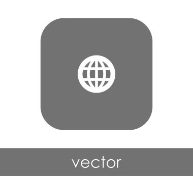 kare simge, vektör çizim