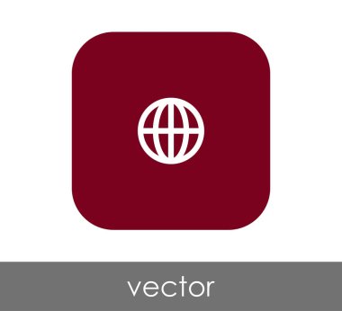 kare simge, vektör çizim