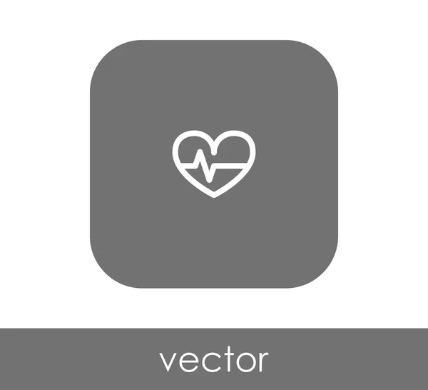 Heart web icon — Stock Vector