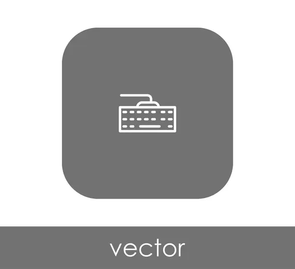 Icono Del Teclado Vector Ilustración — Vector de stock