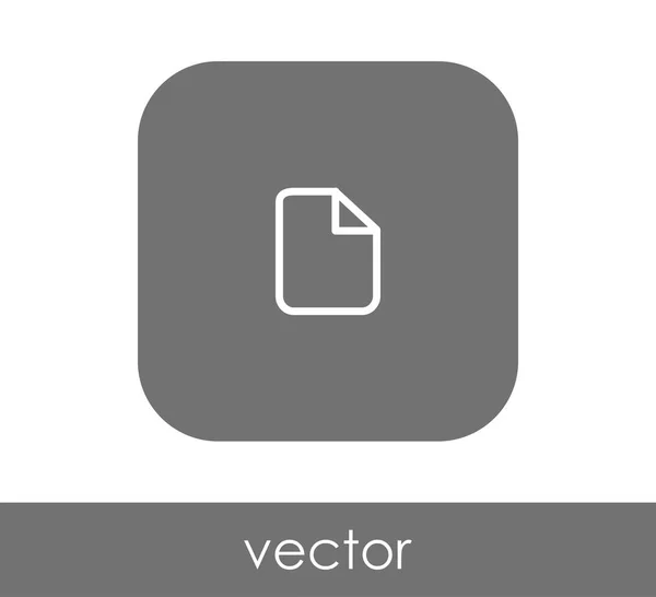 Documento web icono — Vector de stock