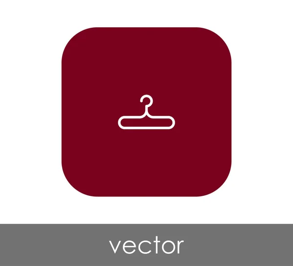 Colgador Icono Web Ilustración Vectorial — Vector de stock