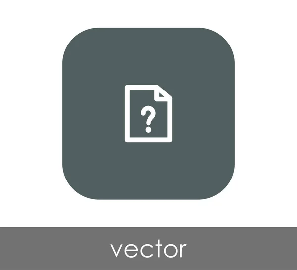 Documento web icono — Vector de stock