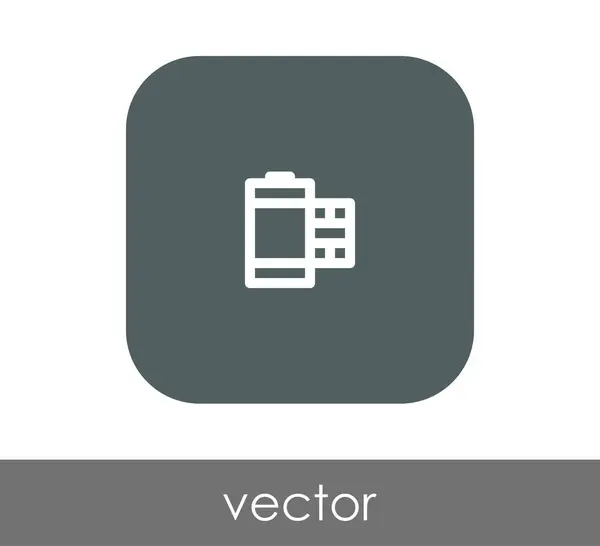 Icono de película — Vector de stock