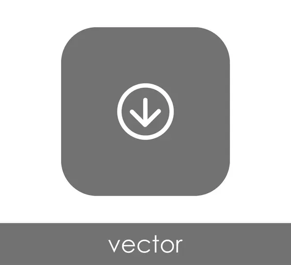 Diseño Ilustración Vectorial Del Icono Flecha — Vector de stock