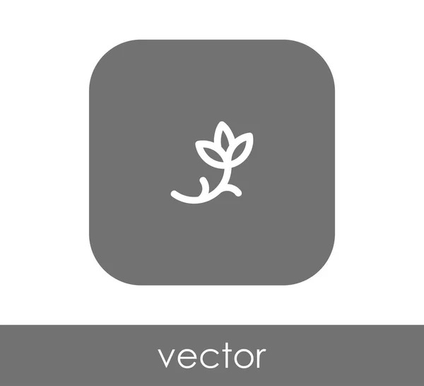 Icono web flor — Vector de stock