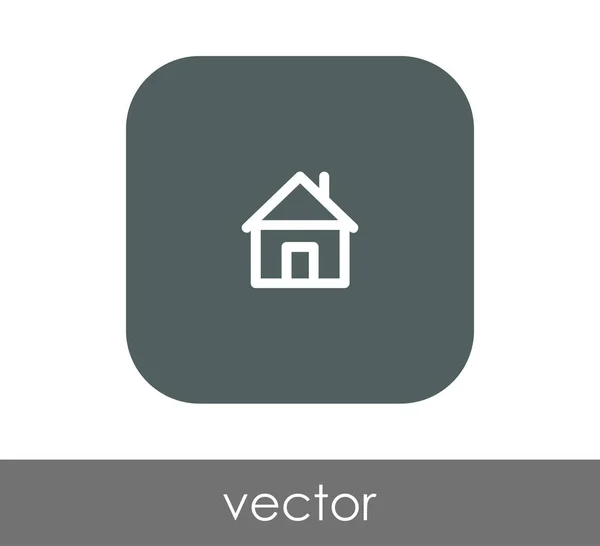 Inicio Icono — Vector de stock