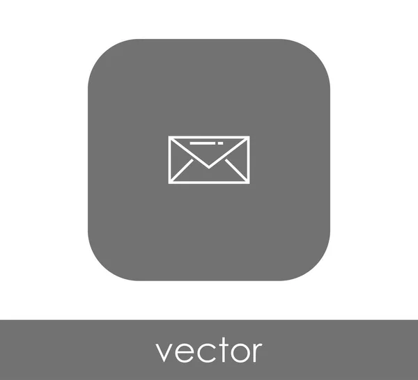 Icône Enveloppe Pour Conception Web Les Applications — Image vectorielle