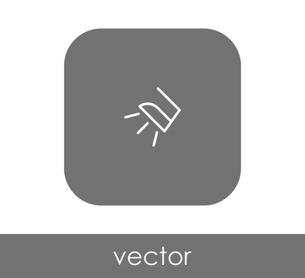 Diseño de icono de hierro — Vector de stock