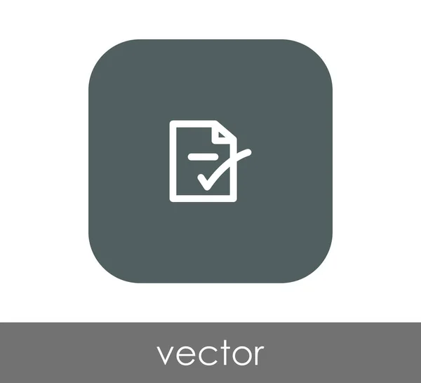 Document web Icône — Image vectorielle