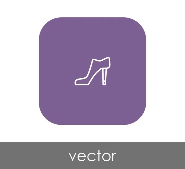 High heel icon — Stock Vector