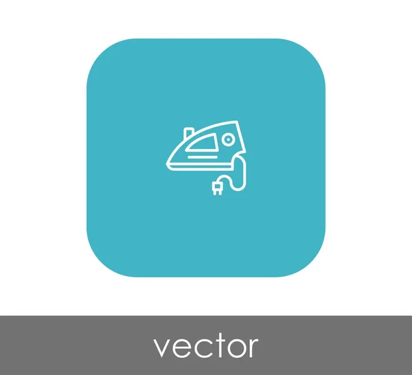 Diseño de icono de hierro — Vector de stock