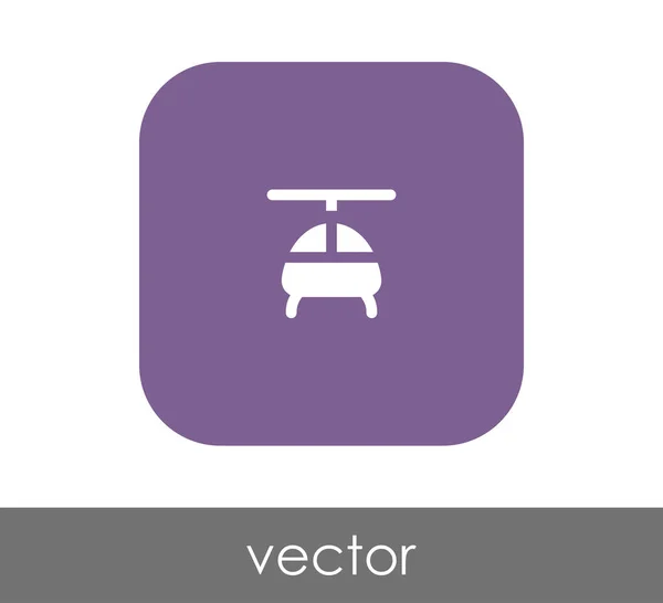 Helikopter-Websymbol — Stockvektor