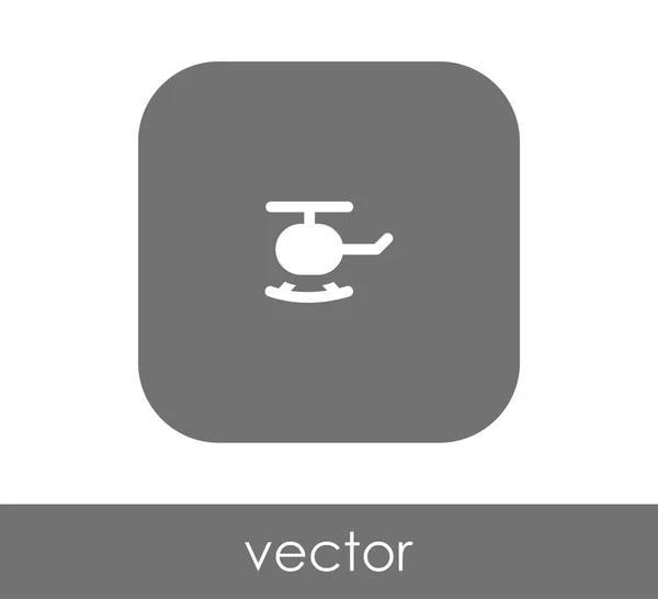 Helikopter-Websymbol — Stockvektor