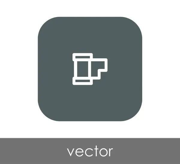 Icono de película — Vector de stock