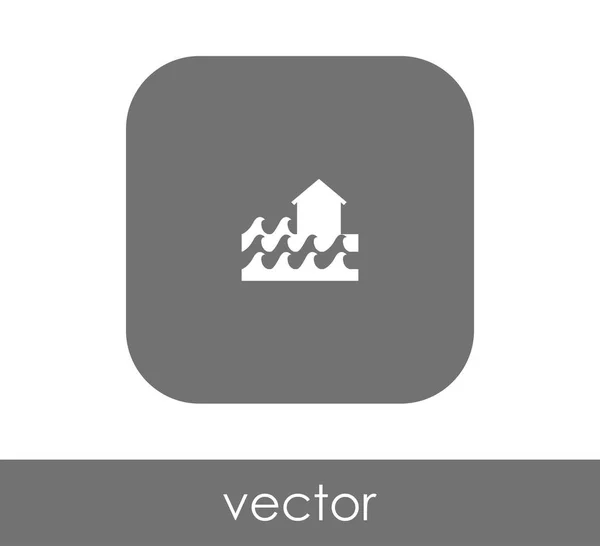 Startseite Ikone — Stockvektor