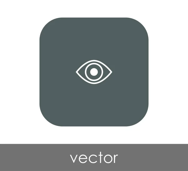 Icono Del Ojo Símbolo Ilustración Vectorial — Vector de stock